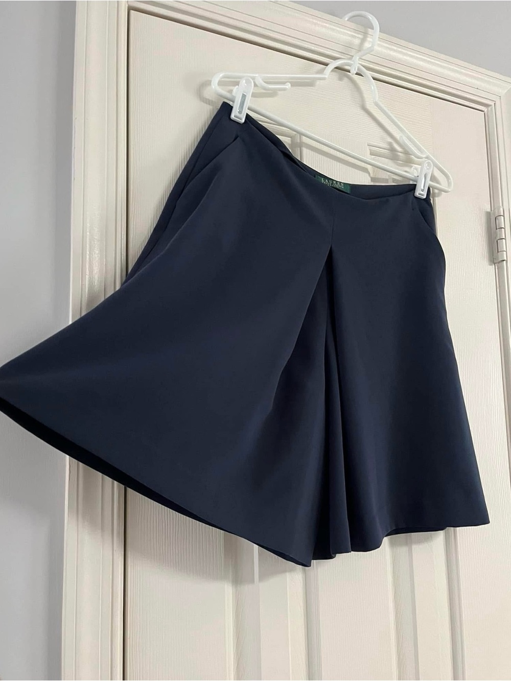 Lauren Ralph Lauren Cropped Flare, Wide Leg Pants/Culottes with Pockets